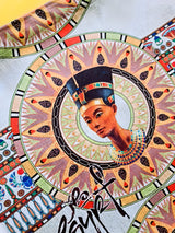 Egyptian Queen Nefertiti Handmade Tote Bag