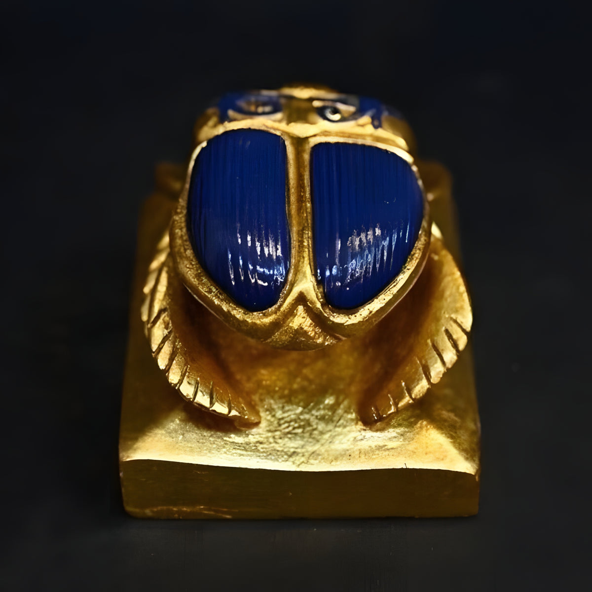 Beautiful Scarab-symbol of good luck , Handmade (Small size)