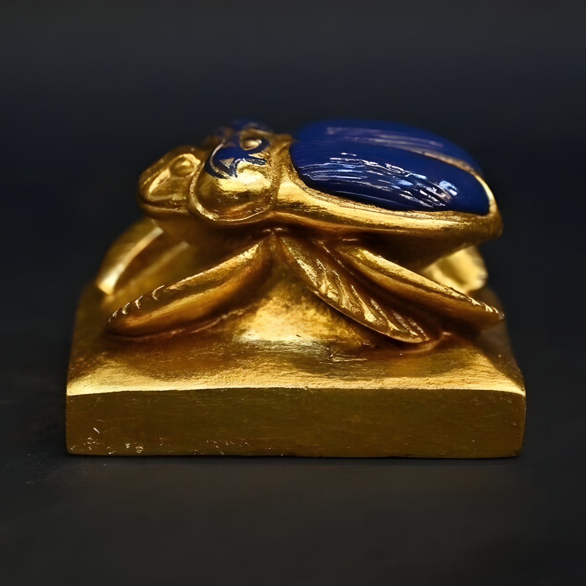 Beautiful Scarab-symbol of good luck , Handmade (Small size)