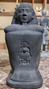 Ancient Egyptian Cube Block Statue, Large size