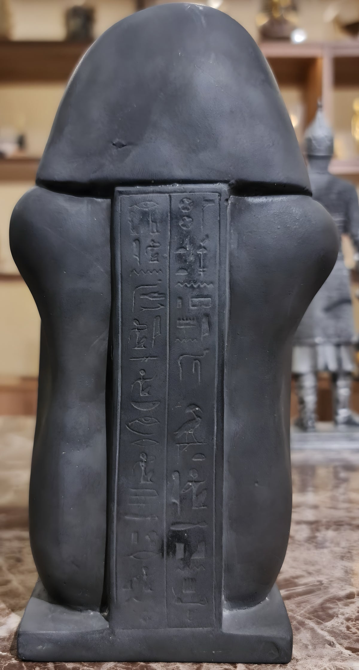 Ancient Egyptian Cube Block Statue, Large size