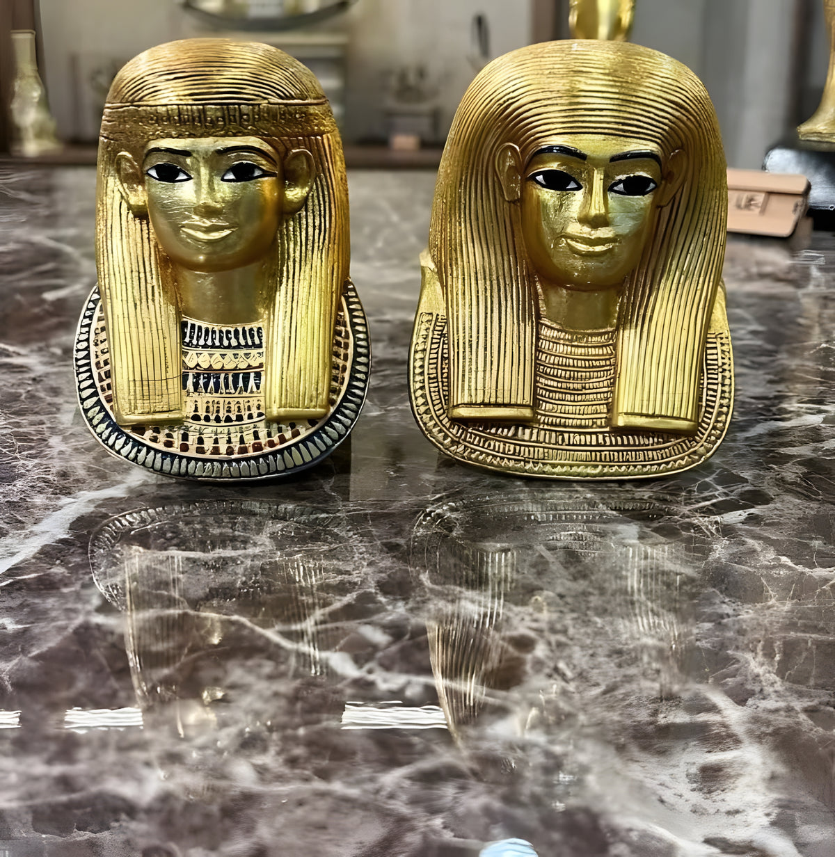 Funerary Masks of Yuya and Thuya, Museum Reproduction Set