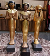 Museum reproduction of Tutankhamun ushabti No. 3, handmade in Egypt