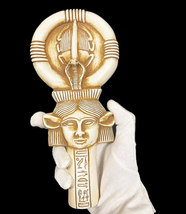 Amazing Egyptian ANKH (Key of life) of HATHOR goddess of the sky