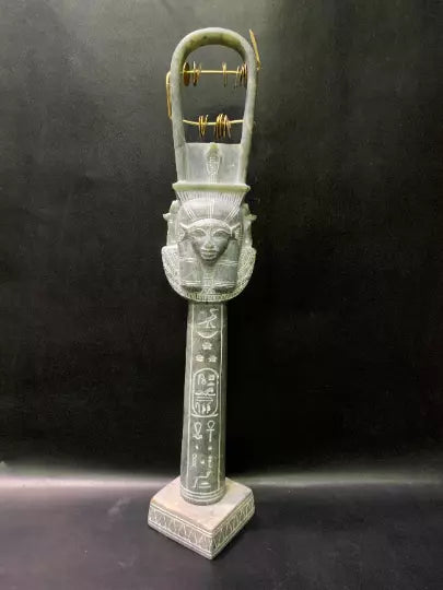 Amazing Egyptian Hathor Sistrum (Musical Instrument)