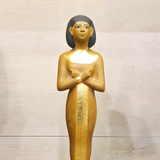 Golden ushabti of Tutankhamun replica No. 1, polystone museum reproduction