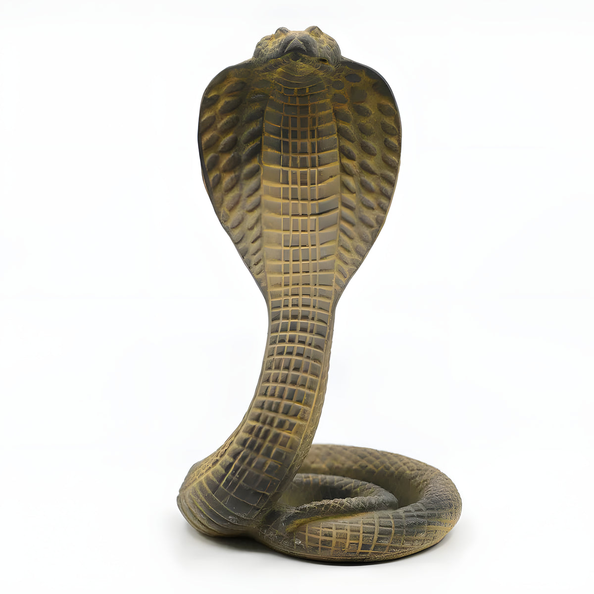 Front view of Apep statue museum reproduction