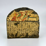 Side view of Isis mother goddess statue replica