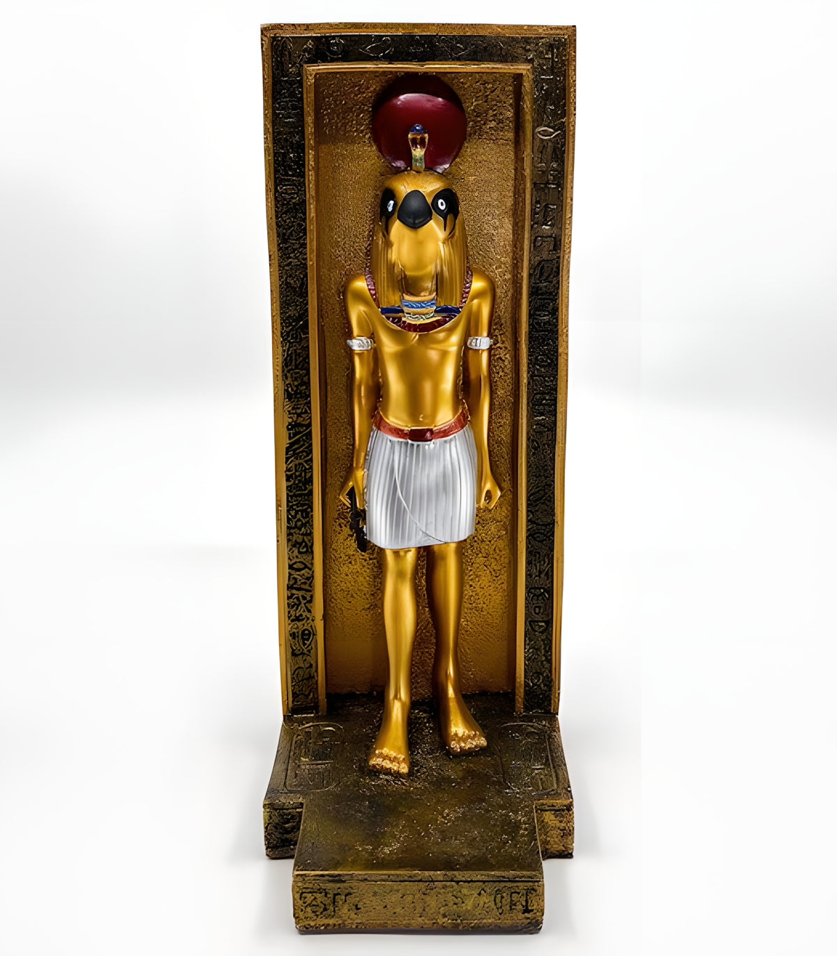 Golden Gate of Horus statue replica, hand-carved museum reproduction
