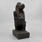 Black Taweret statue replica, museum reproduction