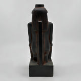 Side view of black Taweret statue replica