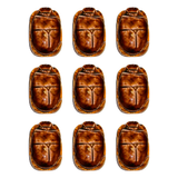 Scarab beads in green color