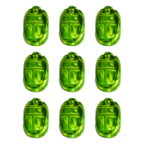 Scarab beads in red color