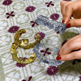 Anklet laid flat showing full length