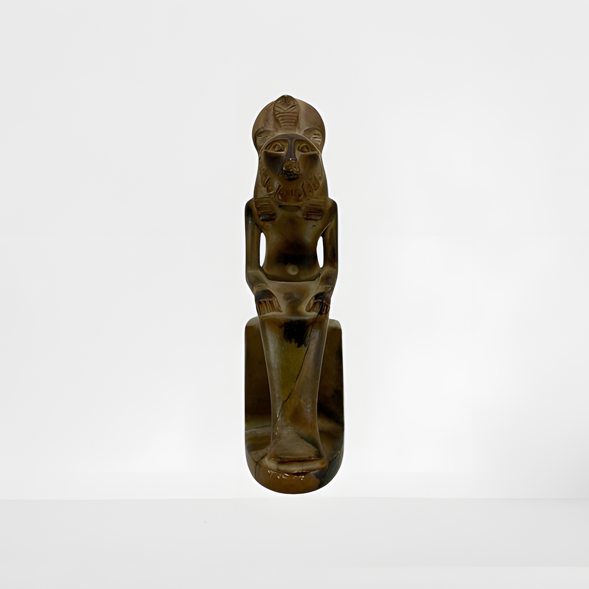 Sekhmet lioness-headed statue, front view