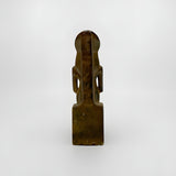 Sekhmet statue shown from the side