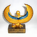 Side view of Isis statue replica
