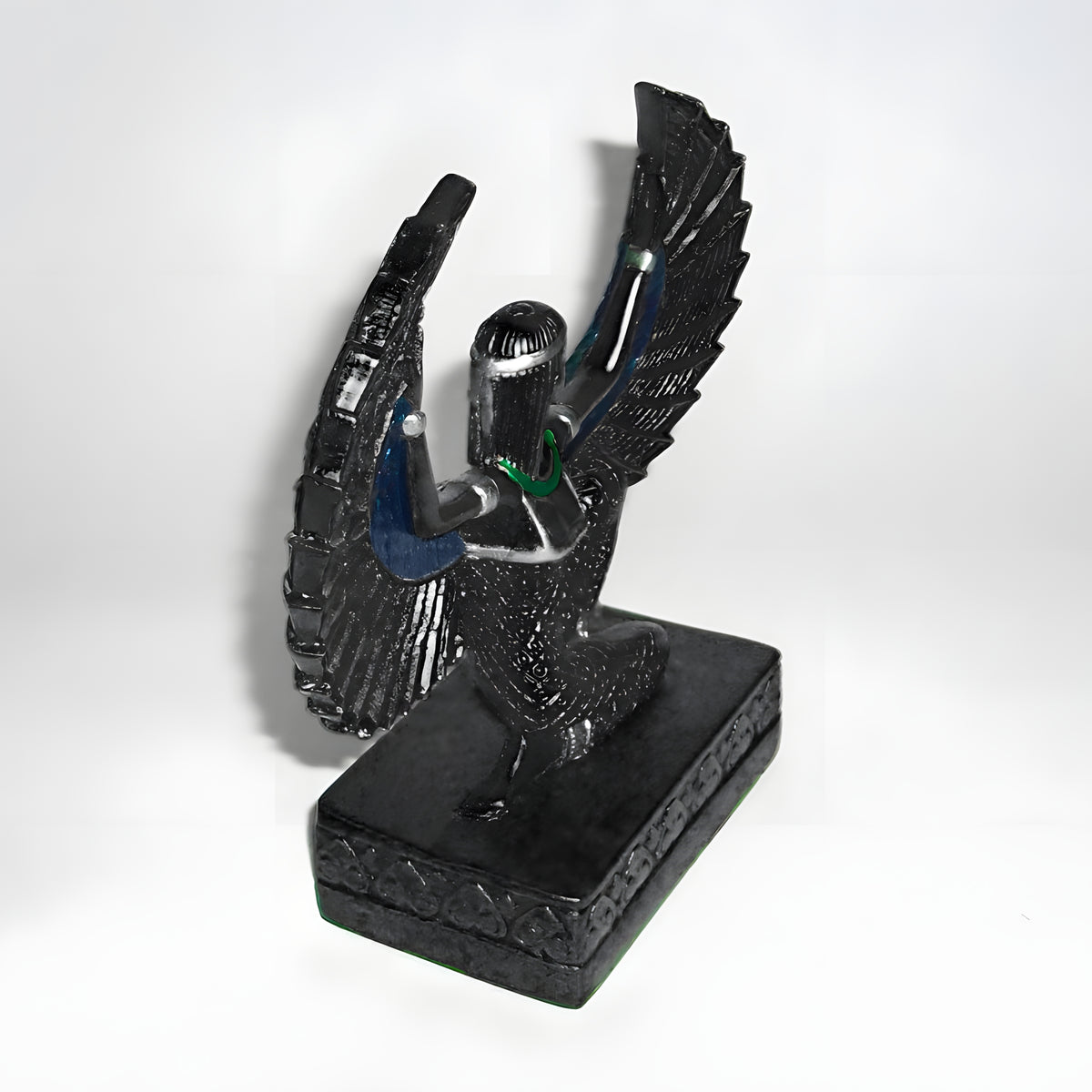 Front view of Isis statue museum reproduction