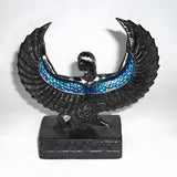 Back view of Isis statue wings