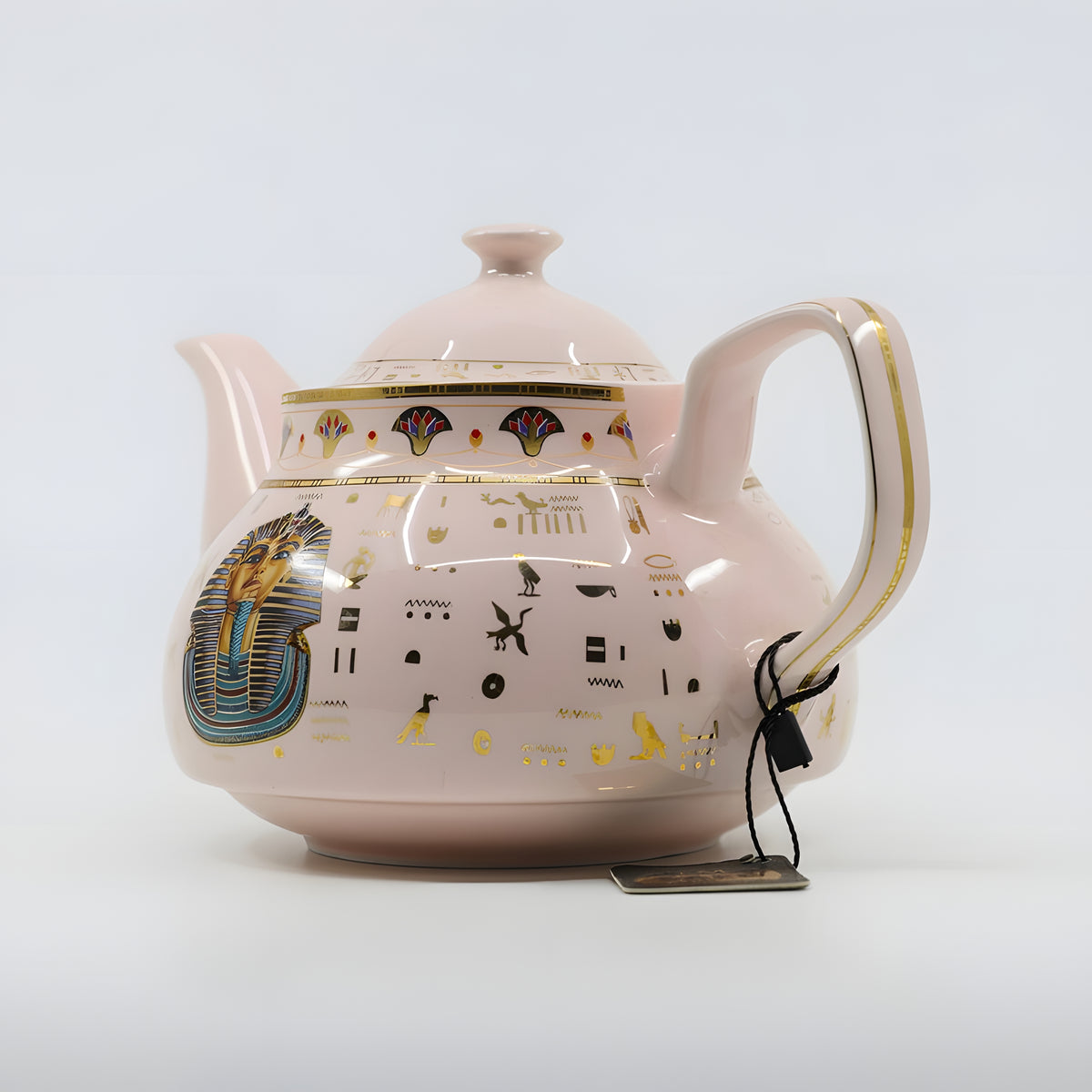 Front view of Bastet teapot style 2 handmade