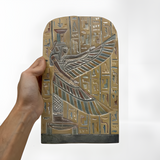 Egyptian Isis stele museum reproduction stone tablet, Style 2, front view