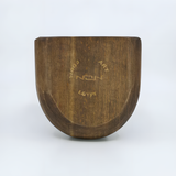 Wooden Queen Nefertiti jewelry box, open view showing interior storage