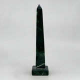 Green alabaster Egyptian obelisk museum reproduction, detail view