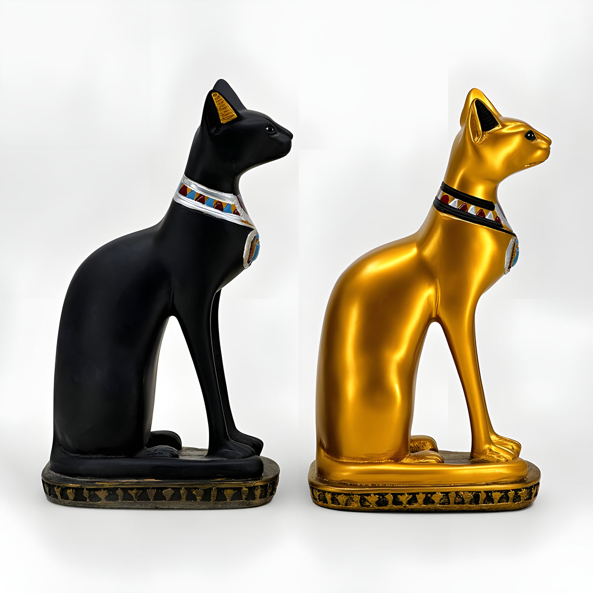 Bastet cat statue museum reproduction, displayed as home decor