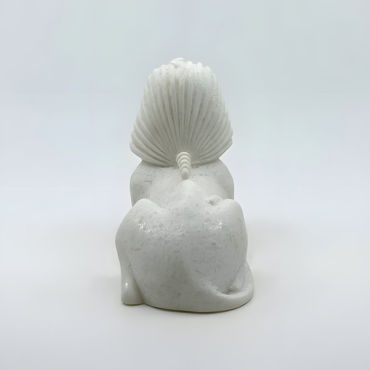 Alabaster Sphinx of Giza museum reproduction statue, side view