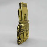 Hathor face wall sculpture, museum reproduction, displayed as wall decor