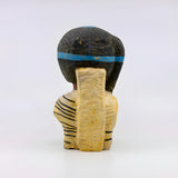 Detail view of the Queen Meritaten bust museum reproduction, handmade in Egypt