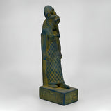 Handcrafted Sekhmet statue museum reproduction, close-up detail