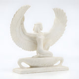 Alabaster Isis statue, museum reproduction — full statue displayed