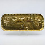 Handmade ceramic Maat tray, museum reproduction — full tray, front view
