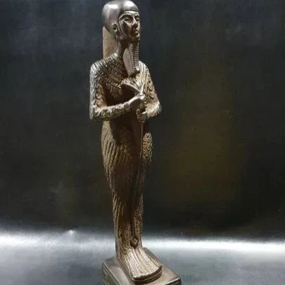 Votive Altar Statue of Egyptian God PTAH standing & holding the stick