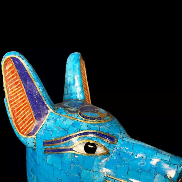 Amazing Anubis Jackal Head the god of afterlife & mummification