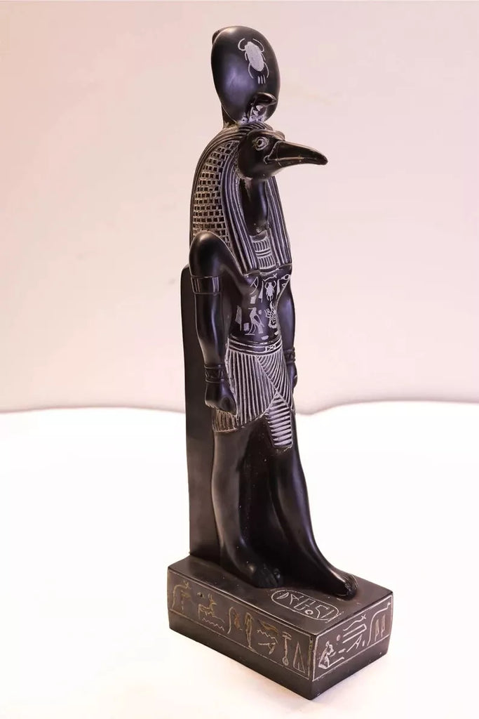 Egyptian statue of Thoth ancient Egyptian hotsell God Of wisdom black made in Egypt