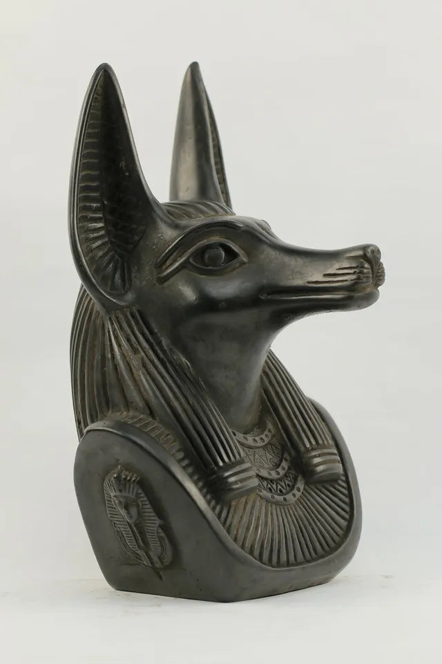 8 KG Head of Ancient Egyptian God (Anubis) the God of Mummification and healing