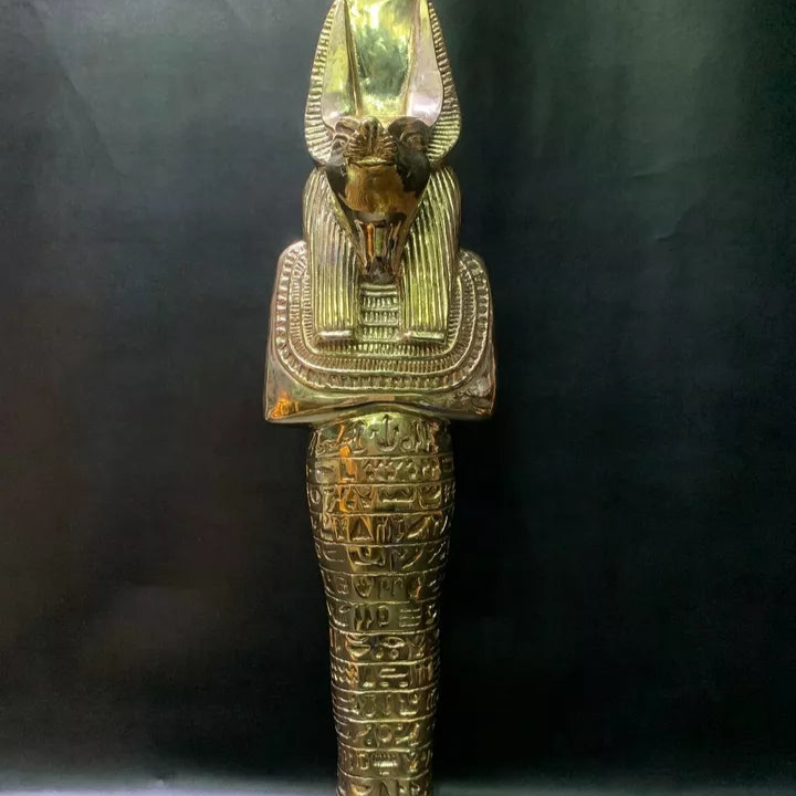 Amazing Anubis Jackal God of Afterlife and mummification standing