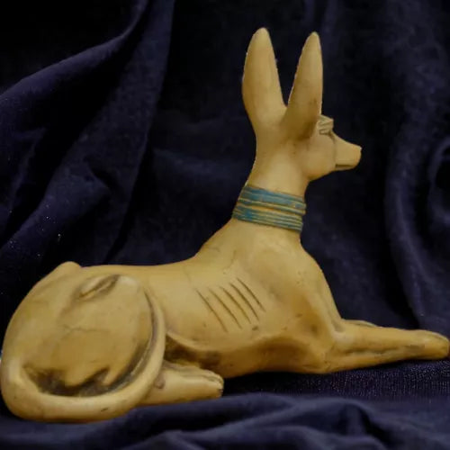 Exquisite Anubis God Statue - Ancient Egyptian Deity Figurine