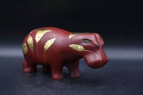 Authentic Egyptian Hippo Statue - Ancient Pharaonic Artifact Replica