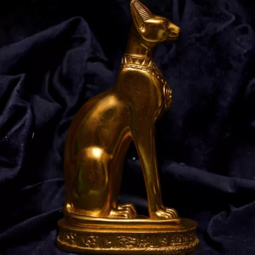 Elegant Egyptian Cat-goddess Bastet Statue