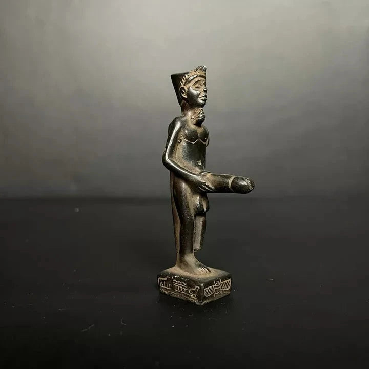 Gorgeous Ancient Egyptian ART God MIN (phallic) the god of fertility