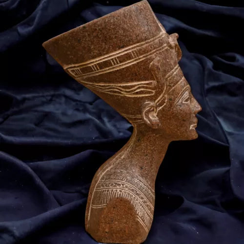 Authentic Queen Nefertiti Statue - Ancient Egyptian Artifact