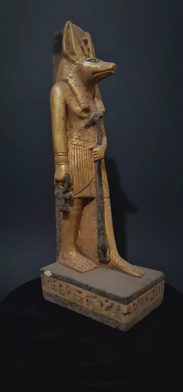 Exquisite Anubis Statue - Ancient Egyptian God Figurine