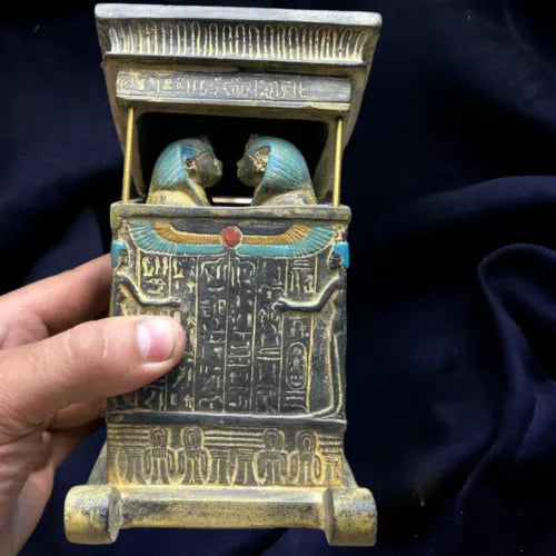 King Tutankhamun Canopic Jars - Handcrafted Egyptian Mythology Replicas