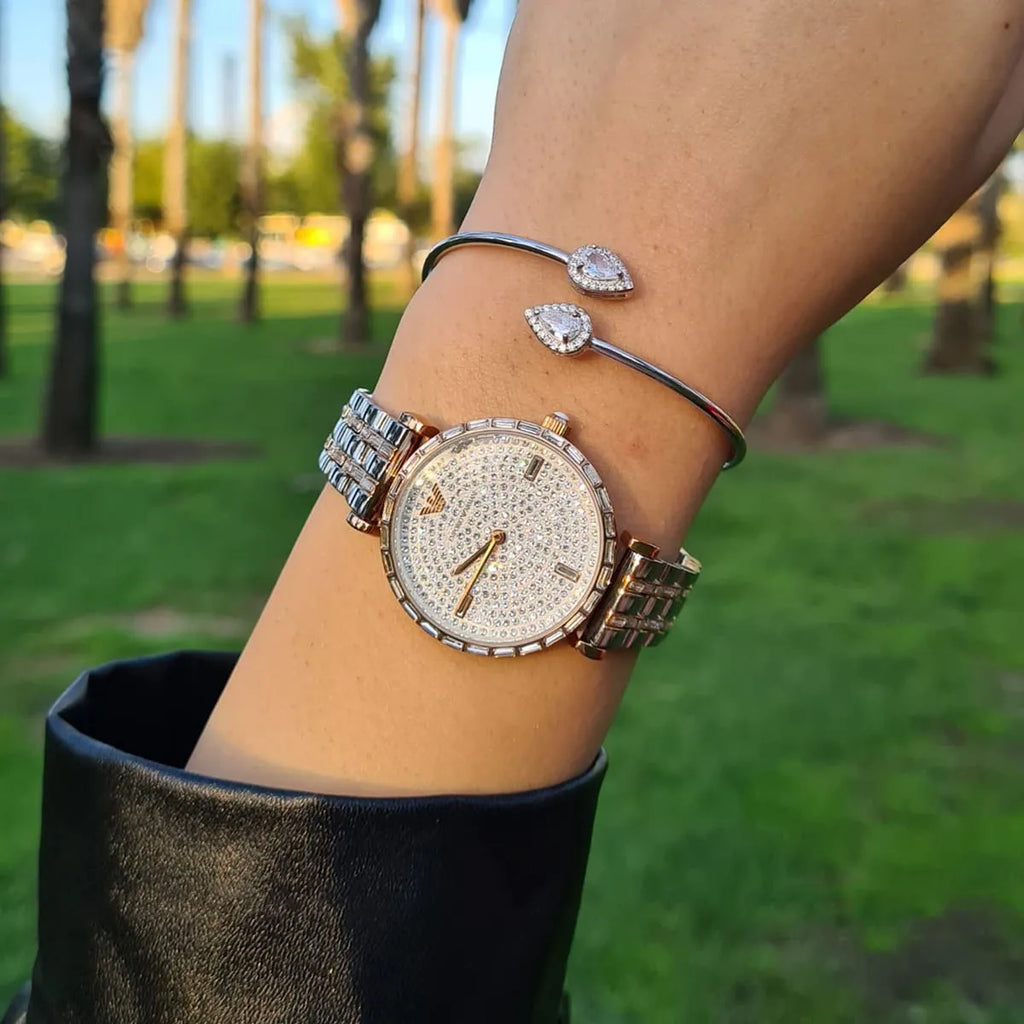 Emporio Armani AR11293 - Rose Gold & Mother-of-Pearl Watch  display picture 1