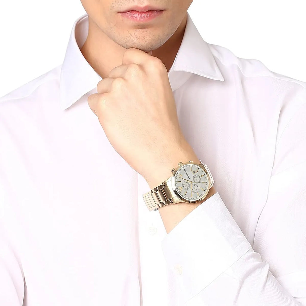 Emporio Armani AR11332 Men's Chronograph – 100M Waterproof – Wanna