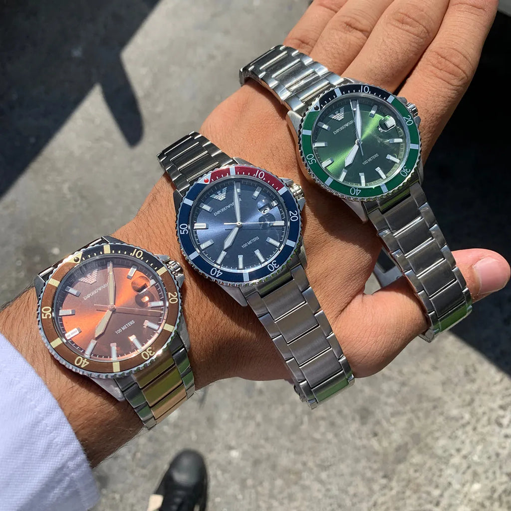 Emporio Armani AR11340: Luxury Men's Diver Watch – Wanna Stuff