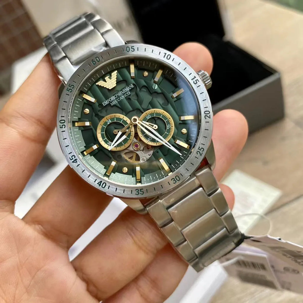 じゅんアルマーニオートマティックAR60053メンズマリオ Luxury Automatic Watch AR60053 – Emporio Armani Men's Chronograph